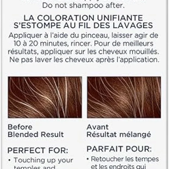 Clairol Root Touch-Up Semi-Permanent Hair Color Blending Gel, 5R Auburn Red, - Picture 2 of 9